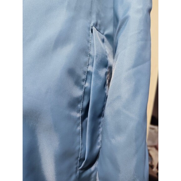 Vintage Steve & Barrys Mens Light Blue Jacket Size XL 100% Nylon Shell Y2K - Picture 10 of 14